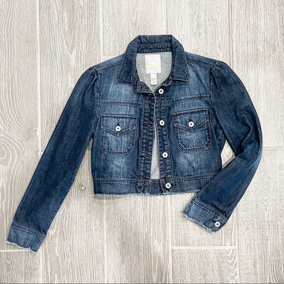 Charlotte Russe Denim Jacket Sz M - Picture 2 of 3